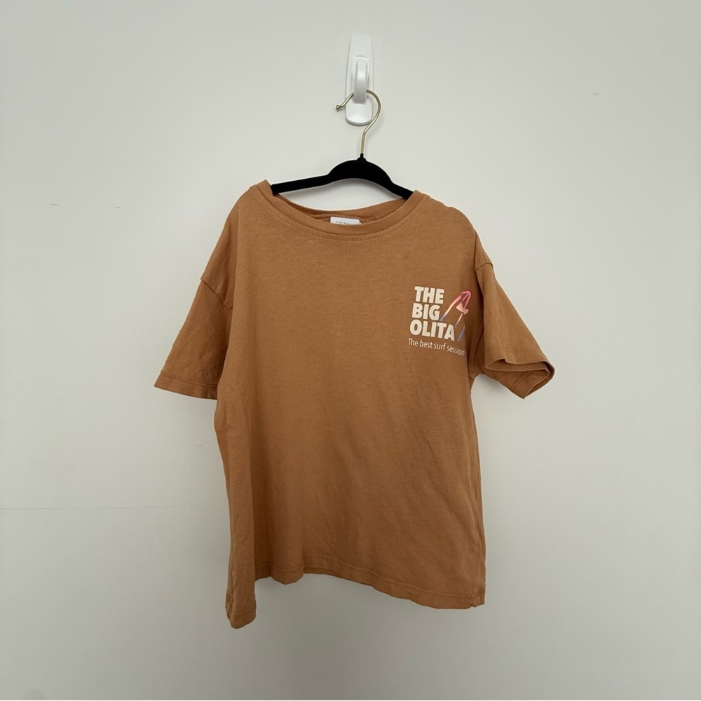 Zara Tan T-Shirt for Kids